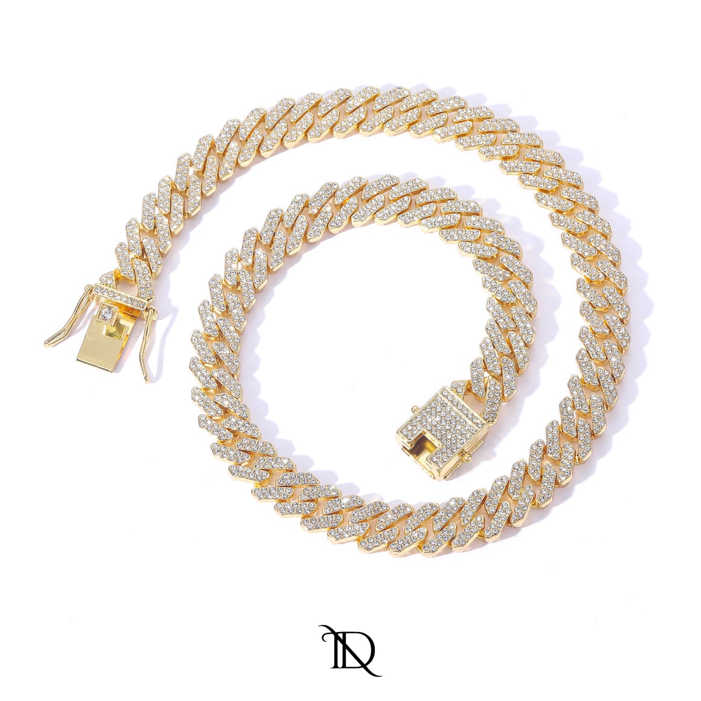 Iced-Out 12mm Miami Necklace