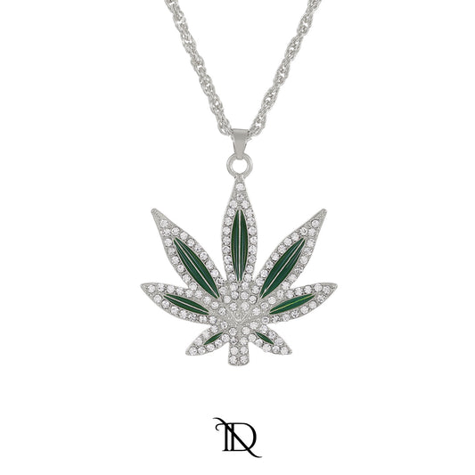 Iced-Out Evergreen Pendant