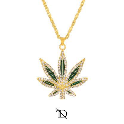 Iced-Out Evergreen Pendant