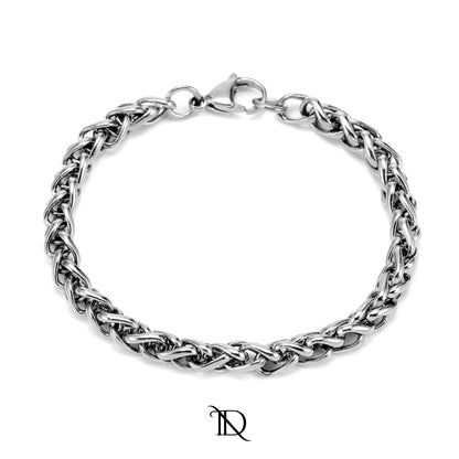 Stainless Twiddle Bracelet