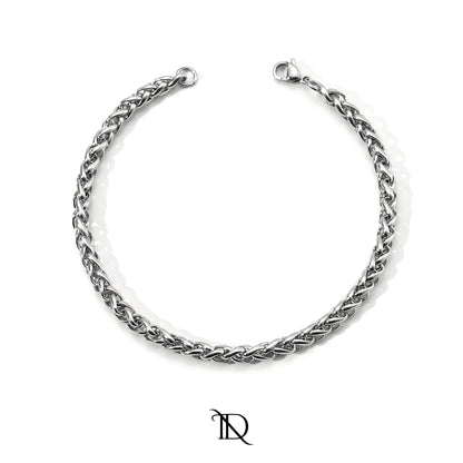 Stainless Twiddle Bracelet